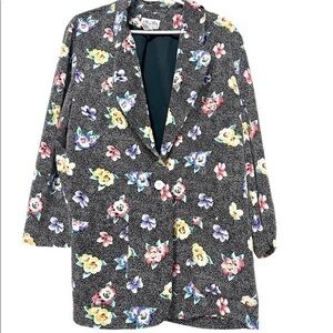 Vintage Floral cardigan 3/4 sleeves 12